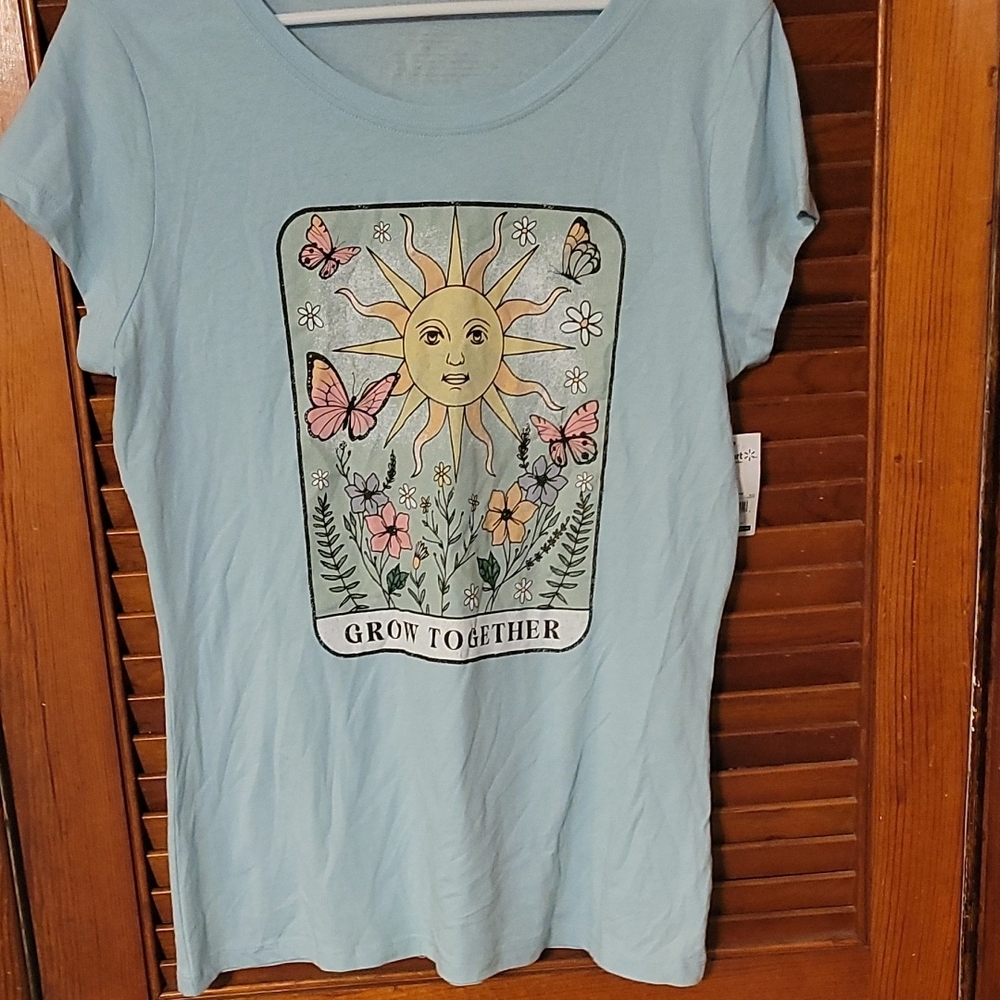 Light Blue Graphic Tee